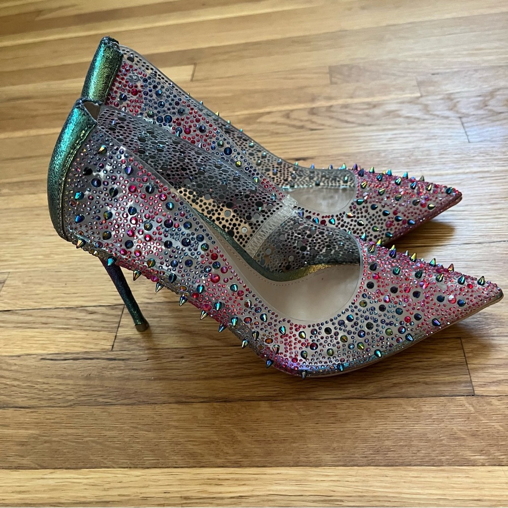 Steve Madden Multicolor Studded Heels